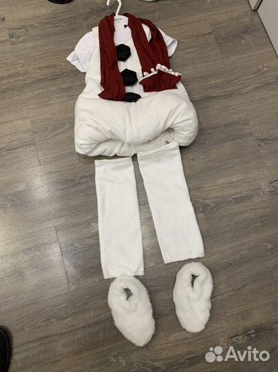 Костюм снеговика 98-104.3-4 года