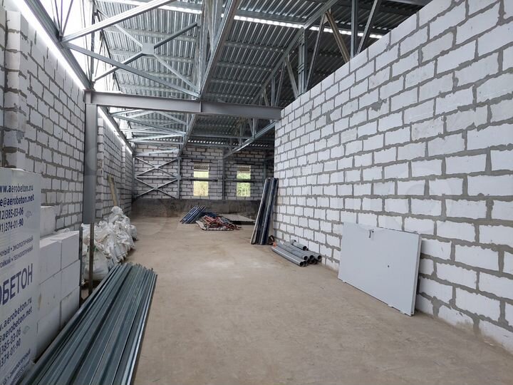 Теплый склад/производство. 252 м². 1 этаж. Пандус