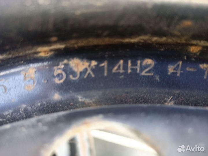 Штампованные диски r14 4x100