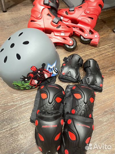 Продам детские ролики и защиту