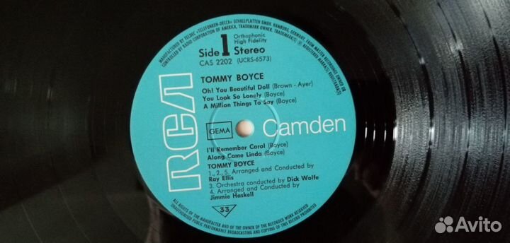 Tommy Boyce винил Camden Stereo