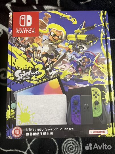 Nintendo switch oled splatoon 3 чип прошитая