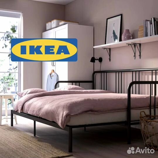 Раскладная кровать кушетка IKEA фиресдаль FD