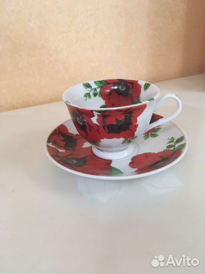 Сервиз, чайные пары, конфетница