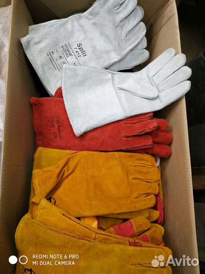 Перчатки спилк меховые сварочные