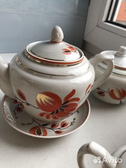 Чайный сервиз СССР вербилки старые