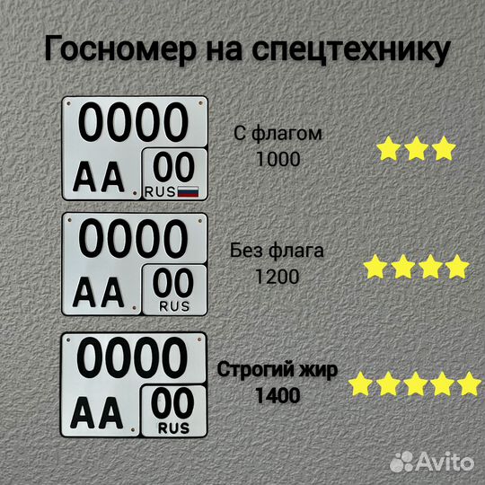 Изготовление дубликат гос номер Ярославль