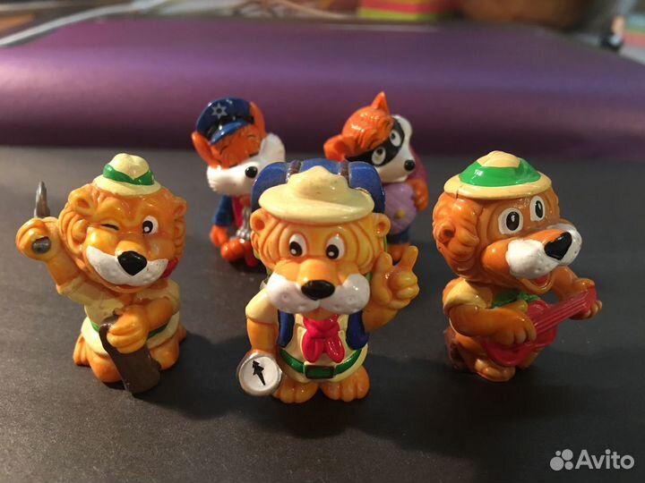 Киндер-Сюрпризы 90-тых: Львы и Лисы