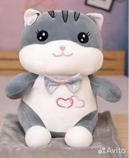 Мягкая игрушка котик 45см