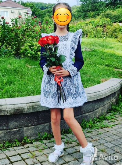 Школьная форма для девочки 122 128 синяя