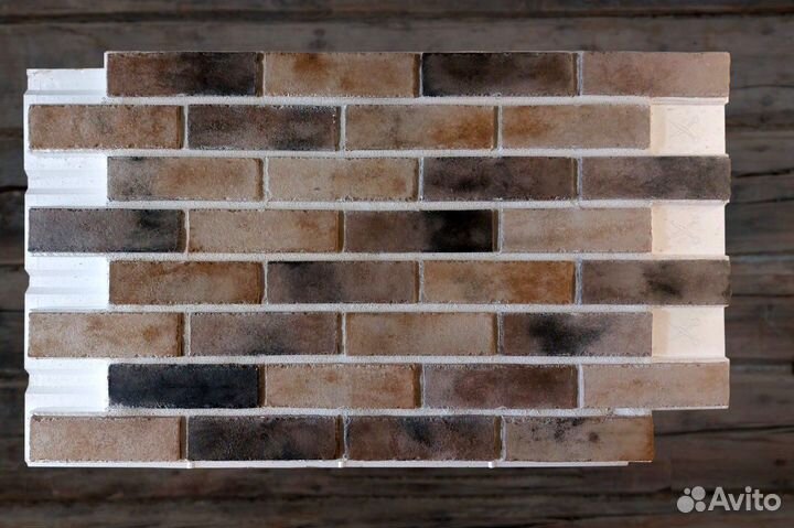 Термопанели для фасада старый кирпич