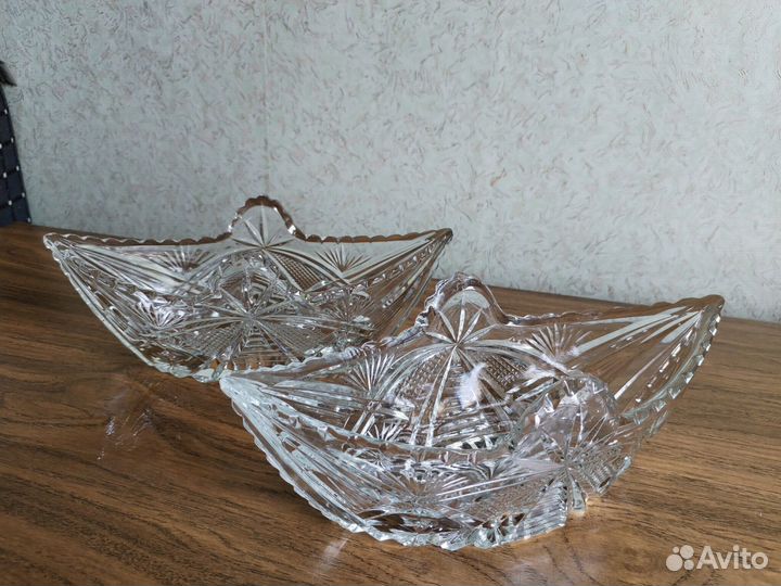 Салатники из хрусталя