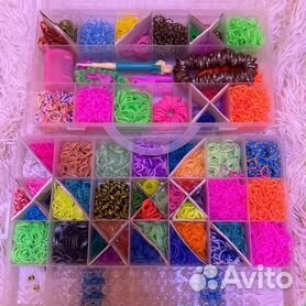 Резинки и наборы для плетения браслетов Rainbow Loom (Loom Bands)