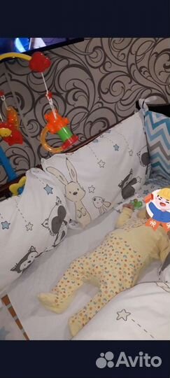 Бортики в детскую кроватку