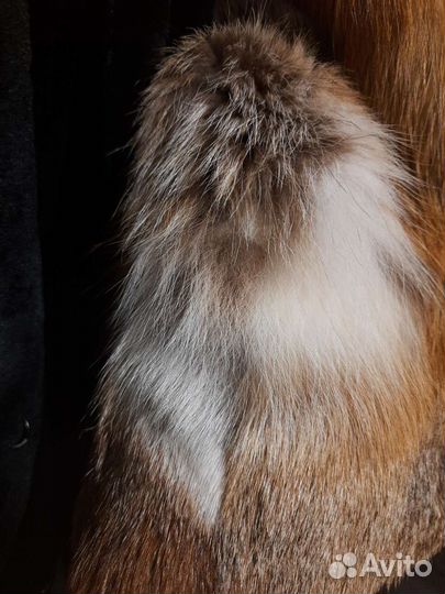 Шуба из бобрика, лиса