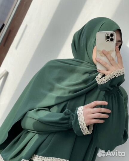 Намазник с шарфом