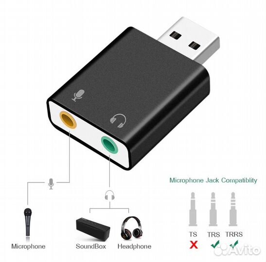 Внешняя звуковая карта USB