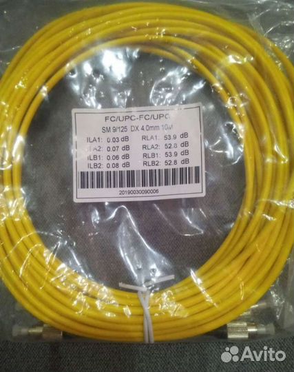 Оптоволоконный кабель, патчкорд