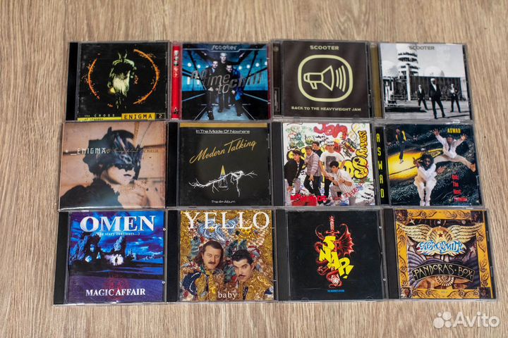 CD фирменные Modern Talking, Enigma, Yello, Snap