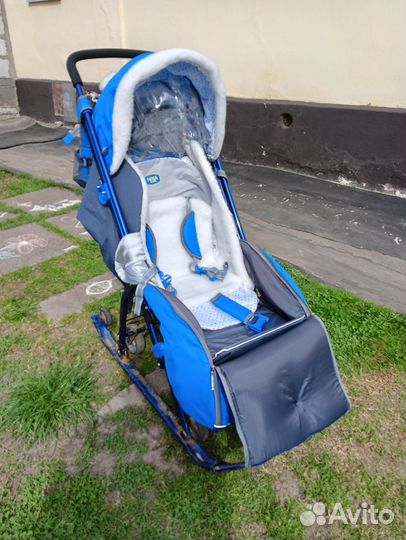 Детские санки коляска бу