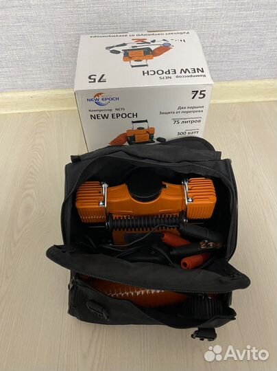 Компрессор атомобильный двухпоршневой NEW epoch