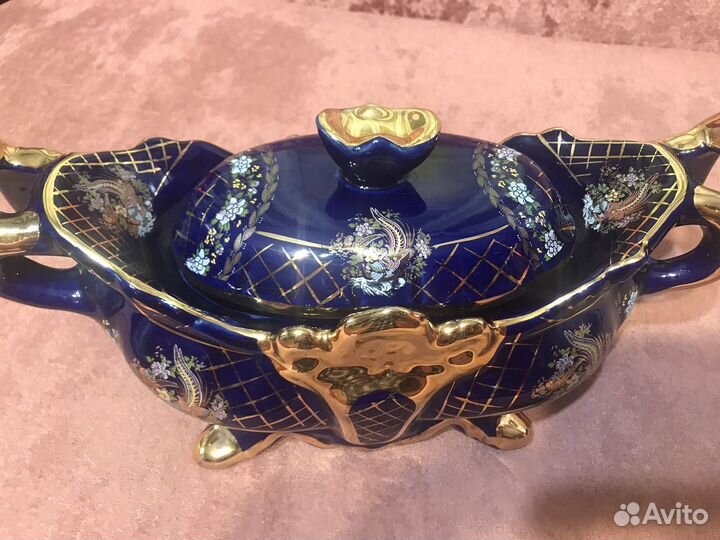 Большая ваза - конфетница керамика Стамбул