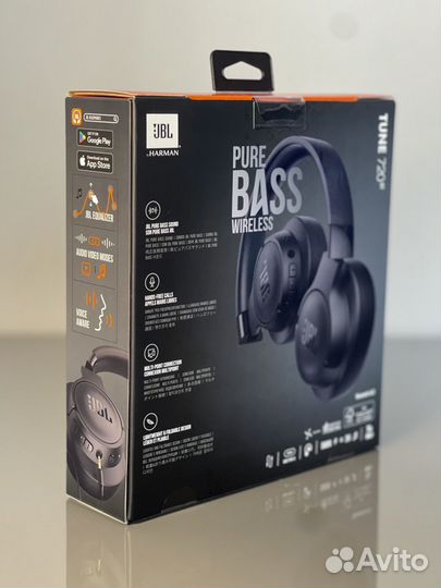 Наушники JBL Tune 720BT черные оригинал