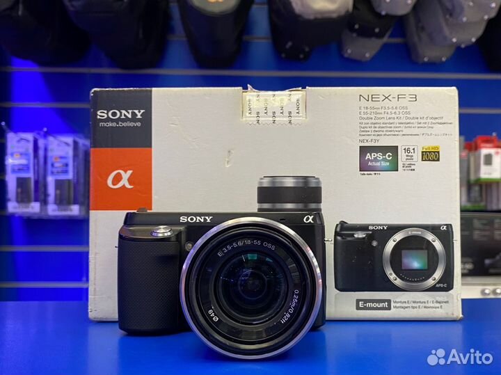 Фотоаппарат Sony NEX-F3 kit 18-55mm (чек) id-5055