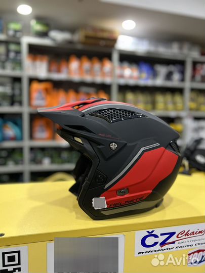 Шлем MT streetfighter twin C5 matt red