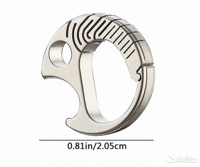 Самый запрашиваемый карабин из титана рыбка