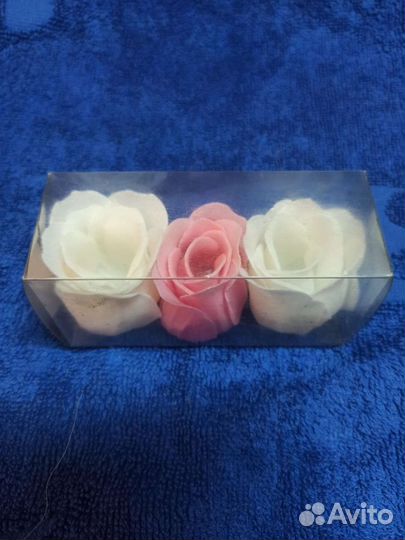 Розы из мыла