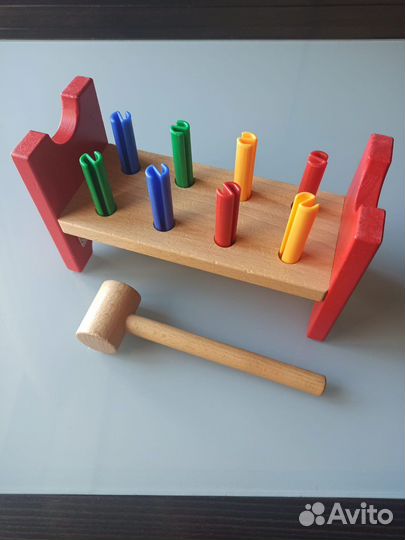 IKEA Mula блок с колышками и молотком