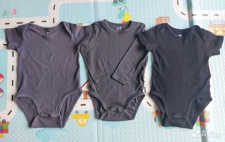 Боди, песочники-H&M, Crokid, Baby GO, 62-92 размер