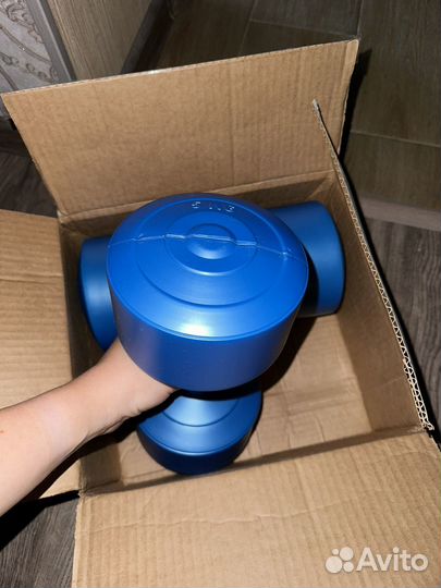 Спортивный инвентарь (гантели и коврик)