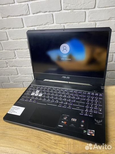 Игровой бу ноутбук asus tuf gaming в коробке как н