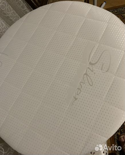 Матрас детский круглый + наматрасник + простынь