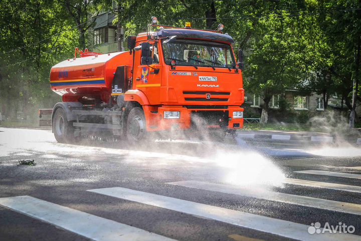 Доставка воды, заказать водовоз, аренда кдм