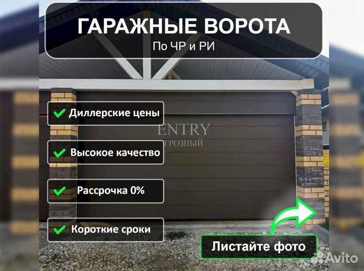 Ворота гаражные секционные