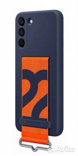 Чехол Silicone with Strap Cover для Samsung S22+