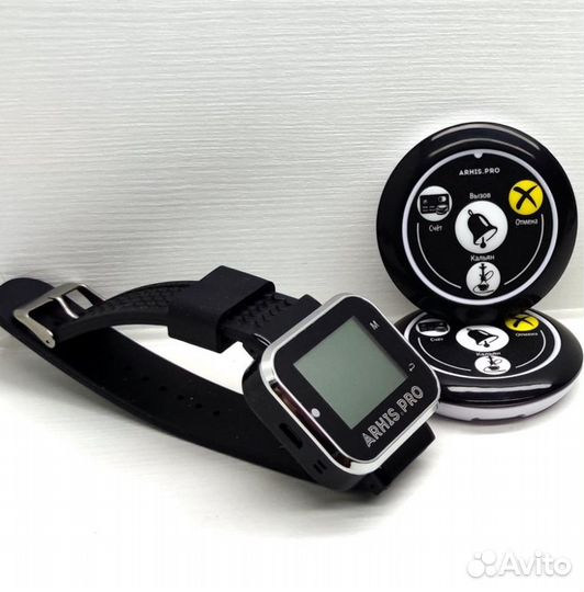 Пейджер и беспроводная кнопка вызова персонала