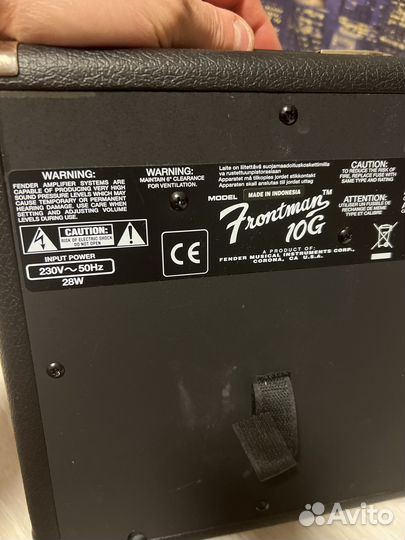 Комбоусилитель fender