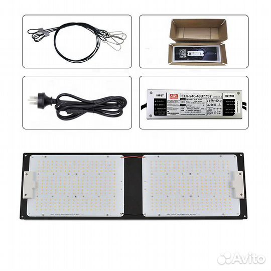 Quantum board 240W Samsunglm301h+Osram660+UV+IR