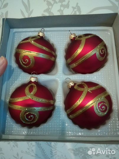 Ёлочные игрушки / шары Польша