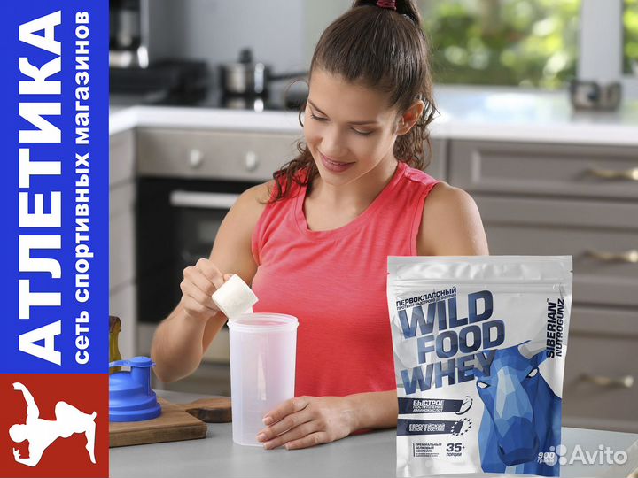 Сибирский протеин Wild Food Whey банан