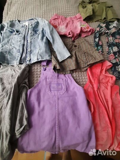 Вещи пакетом на девочку 104 размер