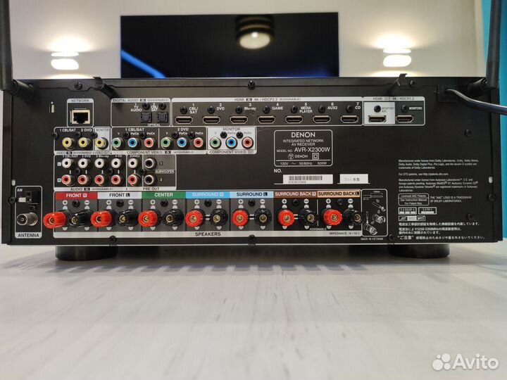 Ресивер Denon AVR X-2300 Dolby Atmos