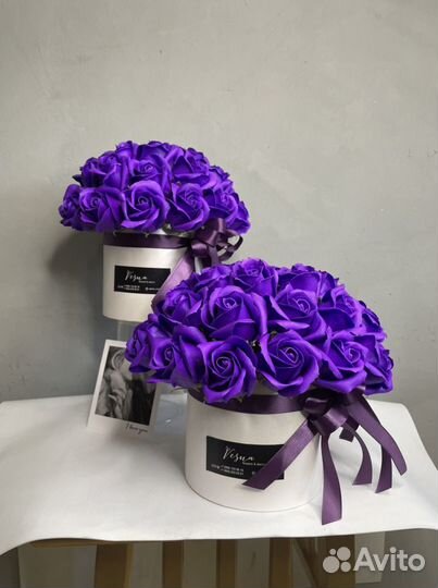 Розы в коробке