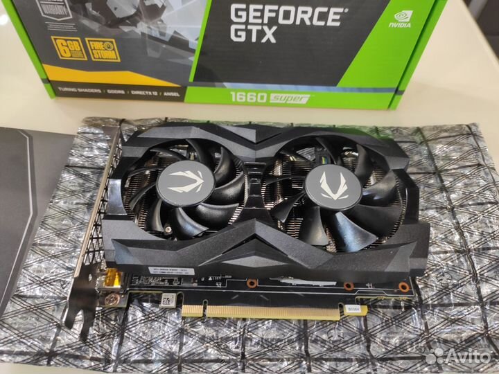 Видеокарта gtx 1660 super zotac 6GB