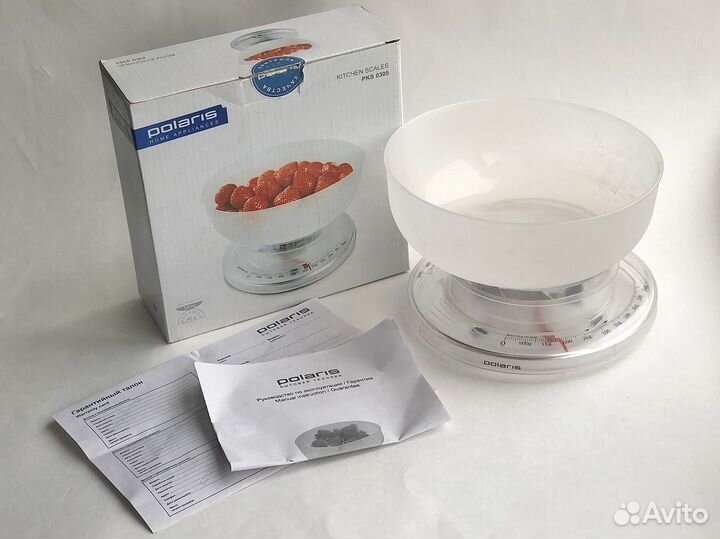 Новые кухонные весы Polaris механические
