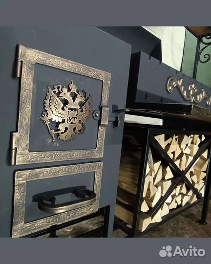 Мангальный комплекс с печью под казан